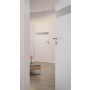 CloseUp-Milieuansicht von HÖRMANN Innentür Pure 1 Bütte Weiß Duradecor DesignLine mit Lichtausschnitt quer