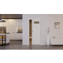 Front-Milieubild der in der Wand laufenden Montana 6 LA 1 ClassicLine Weißlack Schiebetür - Hörmann