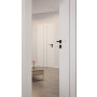 CloseUp-Milieuansicht von Linea Black 05 Weißlack RAL 9016 Innentür - Deine Tür