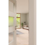 CloseUp-Milieuansicht von GARANT Zimmertür D354-60 Designer White Resopal mit Lichtausschnitt LA-11