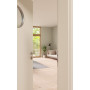 CloseUp-Milieuansicht von GARANT Zimmertür 0105-60 Pearl White CPL mit Lichtausschnitt LA-12
