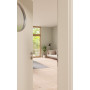 CloseUp-Milieuansicht von GARANT Zimmertür 0105-60 Pearl White CPL mit Lichtausschnitt LA-13