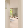 CloseUp-Milieuansicht von GARANT Zimmertür 0105-60 Pearl White CPL mit Lichtausschnitt LA-8