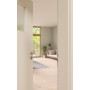CloseUp-Milieuansicht von GARANT Zimmertür 0105-60 Pearl White CPL mit Lichtausschnitt LA-9