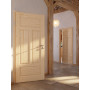 CloseUp-Milieuansicht Innentür-Set Typ 6002-04N Fichte Massivholz mit Zarge und Drücker - Radex