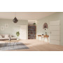Main-Milieuansicht der vor der Wand laufenden GARANT Schiebetür Corona 830 Pearl White CePaL 