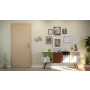 Front-Milieuansicht von GARANT Wohnungseingangstür Matt Seidengrau 7044 G-TEC