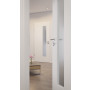 CloseUp-Milieuansicht von JELD-WEN Innentür Classic Brillantweiß ähnlich RAL 9016 ExpertLack mit Lichtausschnitt LÖ-72 schlossseitig