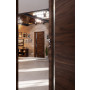 CloseUp-Milieuansicht von HÖRMANN Innentür Pure 1 Alpineiche quer Duradecor DesignLine mit Lichtausschnitt Schlossseite