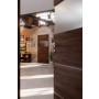 CloseUp-Milieuansicht von HÖRMANN Innentür Pure 2 Alpineiche quer Duradecor DesignLine mit Lichtausschnitt quer mit bündiger Lisene Plain 80-7