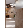 CloseUp-Milieuansicht von HÖRMANN Innentür Pure 2 Nordeiche Duradecor DesignLine mit Lichtausschnitt quer mit bündiger Lisene Plain 80-7