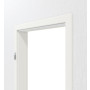 Detailansicht der Zarge von Innentür-Set Terra 3.12 Lackweiß RAL 9016 mit Zarge und Drücker - Classen