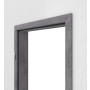 Detailansicht der Zarge von JELD-WEN Innentür-Set Trend Concrete Anthrazit Optima DuriTop CPL mit Zarge und Drücker