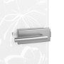 Detailansicht der Oberfläche von GARANT Ganzglas Zimmertür Petali Design-Ornament
