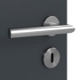 Detailansicht der Oberfläche von Anthrazit RAL 7016 LA 10 ProLine Lack Innentür - Hörmann