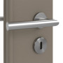 Detailansicht der Oberfläche von Taupe RAL 7048 LA 24 schlossseitig Mattlack ProLine Innentür - Hörmann