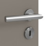 Detailansicht der Oberfläche von Taupe RAL 7048 LA 6 Raute ProLine Lack Innentür - Hörmann