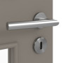 Detailansicht der Oberfläche von Taupe RAL 7048 LA 9 ProLine Lack Innentür - Hörmann