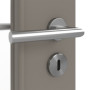 Detailansicht der Oberfläche von Taupe RAL 7048 DIN-LA ProLine Lack Innentür - Hörmann