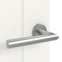 Detailansicht der Oberfläche von Innentür-Set Cofi 40 reverse Weißlack RAL 9016 mit Zarge und Drücker - Deine Tür