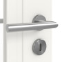 Detailansicht der Oberfläche von Cofi 41 Weißlack RAL 9016 Premium Innentür LA-02