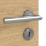 Detailansicht der Oberfläche von GARANT Zimmertür-Set Authentic Asteiche quer CPL mit Zarge und Drücker