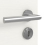 Detailansicht der Oberfläche von GARANT Zimmertür-Set Authentic Bianco quer CPL mit Zarge und Drücker