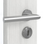 Detailansicht der Oberfläche von GARANT Zimmertür Authentic Grigio CPL mit Lichtausschnitt LA-DIN