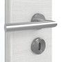 Detailansicht der Oberfläche von GARANT Zimmertür Quer Authentic Grigio GCK08 mit Lichtausschnitt LA-DIN