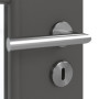 Detailansicht der Oberfläche von GARANT Zimmertür 10622-60 Ebony CPL mit Lichtausschnitt LA-DIN Sprosse SP0