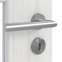Detailansicht der Oberfläche von GARANT Zimmertür Authentic Grigio CPL mit Lichtausschnitt LA-DIN Sprosse SP0