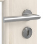 Detailansicht der Oberfläche von GARANT Zimmertür Authentic Perl GCK08 mit Lichtausschnitt LA-DIN Sprosse SP0