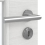 Detailansicht der Oberfläche von GARANT Zimmertür Quer Authentic Grigio GCK08 mit Lichtausschnitt LA-DIN Sprosse SP0