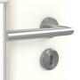 Detailansicht der Oberfläche von GARANT Zimmertür U11026SD Kristallweiß GHK08 mit Lichtausschnitt LA-DIN Sprosse SP0
