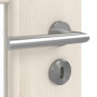 Detailansicht der Oberfläche von GARANT Zimmertür Authentic Perl GCK08 mit Lichtausschnitt LA-DIN Sprosse SP1