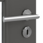 Detailansicht der Oberfläche von GARANT Zimmertür 10622-60 Ebony CPL mit Lichtausschnitt LA-DIN Sprosse SP10