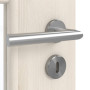 Detailansicht der Oberfläche von GARANT Zimmertür Authentic Perl GCK08 mit Lichtausschnitt LA-DIN Sprosse SP10