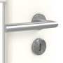 Detailansicht der Oberfläche von GARANT Zimmertür U11026SD Kristallweiß GHK08 mit Lichtausschnitt LA-DIN Sprosse SP10