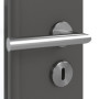 Detailansicht der Oberfläche von GARANT Zimmertür 10622-60 Ebony CPL mit Lichtausschnitt LA-DIN Sprosse SP4