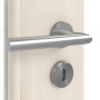 Detailansicht der Oberfläche von GARANT Zimmertür Authentic Perl GCK08 mit Lichtausschnitt LA-DIN Sprosse SP4