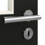 Detailansicht der Oberfläche von GARANT Zimmertür 0901-60 Black Resopal mit Lichtausschnitt LA-11