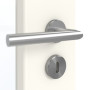 Detailansicht der Oberfläche von GARANT Zimmertür 0105-60 Pearl White CPL mit Lichtausschnitt LA-2