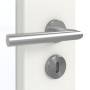 Detailansicht der Oberfläche von GARANT Zimmertür Authentic Bianco CPL mit Lichtausschnitt LA-2