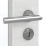 Detailansicht der Oberfläche von GARANT Zimmertür Quer Authentic Grigio GCK08 mit Lichtausschnitt LA-2