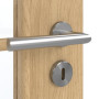 Detailansicht der Oberfläche von GARANT Zimmertür Authentic Asteiche CPL mit Lichtausschnitt LA-2 Sprosse SP10