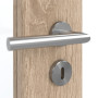 Detailansicht der Oberfläche von GARANT Zimmertür Authentic Eiche GCK08 mit Lichtausschnitt LA-2 Sprosse SP2