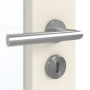 Detailansicht der Oberfläche von GARANT Zimmertür 0140-60 Dawn Resopal mit Lichtausschnitt LA-3