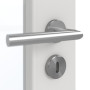 Detailansicht der Oberfläche von GARANT Zimmertür 0160-60 Silver Grey CPL mit Lichtausschnitt LA-3