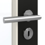 Detailansicht der Oberfläche von GARANT Zimmertür 0901-60 Black Resopal mit Lichtausschnitt LA-3
