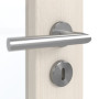 Detailansicht der Oberfläche von GARANT Zimmertür Authentic Perl GCK08 mit Lichtausschnitt LA-3